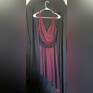 Vintage Asymmetrical gothic red dress!!